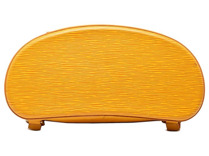 Louis Vuitton Yellow Epi Gobelins Giallo - vista 3