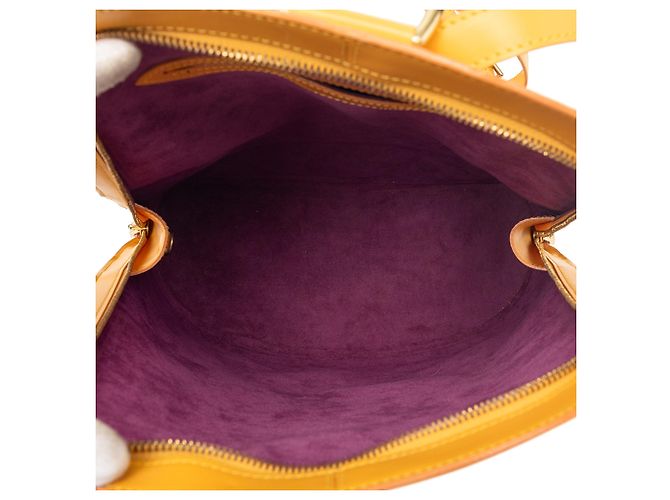 Louis Vuitton Yellow Epi Gobelins Giallo - vista 4