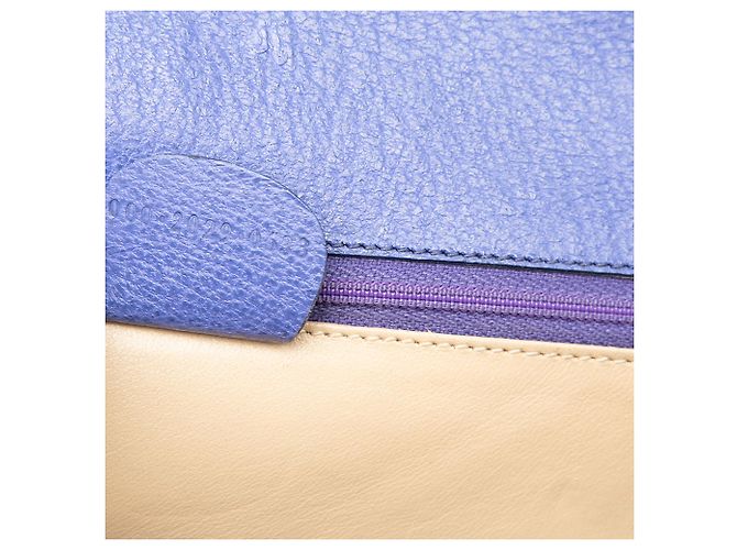 Gucci Pelle granulata viola Bamboo Night Porpora - vista 6