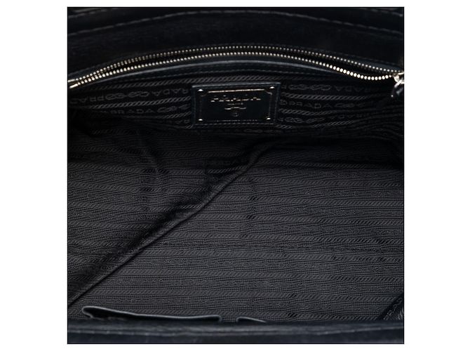 Borsa con struttura Prada Brown Sfumato Vernice Naplak Marrone - vista 4