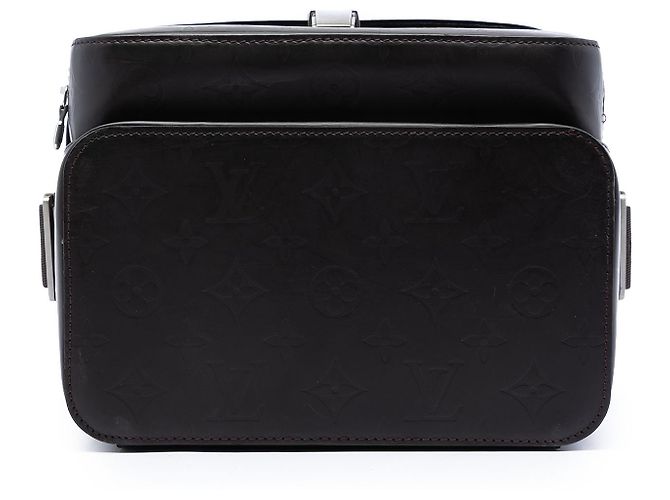 Louis Vuitton Marrone Monogram Glace Charly Marrone scuro - vista 3