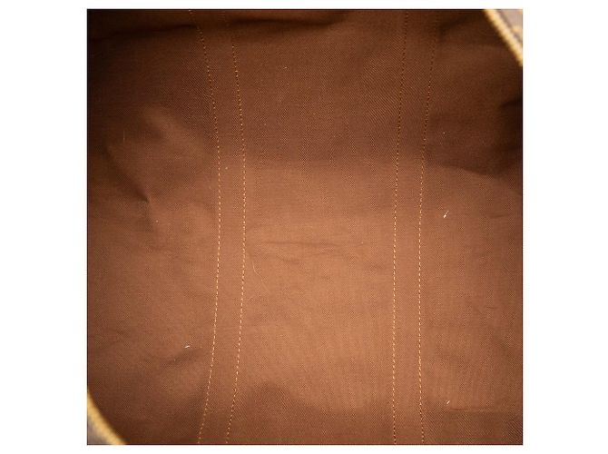 Louis Vuitton Marrone Monogram Keepall Bandouliere 50 - vista 4