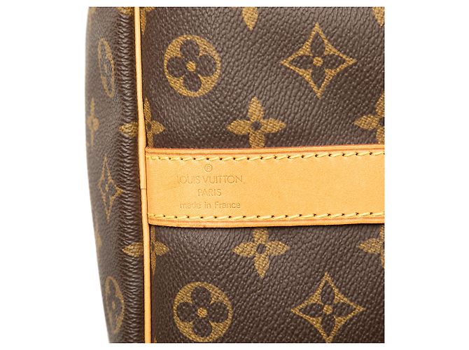 Louis Vuitton Marrone Monogram Keepall Bandouliere 50 - vista 5