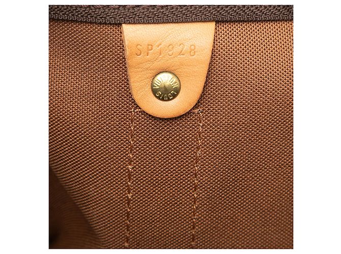 Louis Vuitton Marrone Monogram Keepall Bandouliere 50 - vista 6