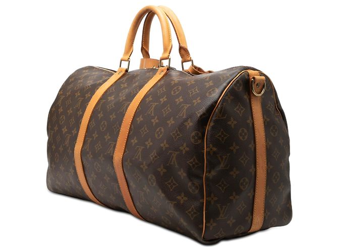 Louis Vuitton Braun Monogram Keepall Bandouliere 50 - Ansicht 2