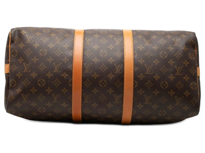 Louis Vuitton Braun Monogram Keepall Bandouliere 50 - Ansicht 3