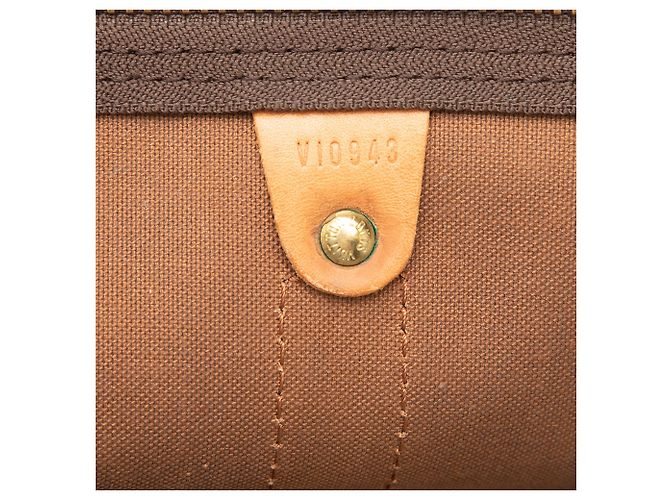 Louis Vuitton Braun Monogram Keepall Bandouliere 50 - Ansicht 5