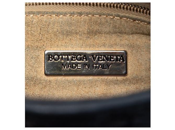 Bottega Veneta Bolso bandolera de napa negro Intrecciato - vista 5