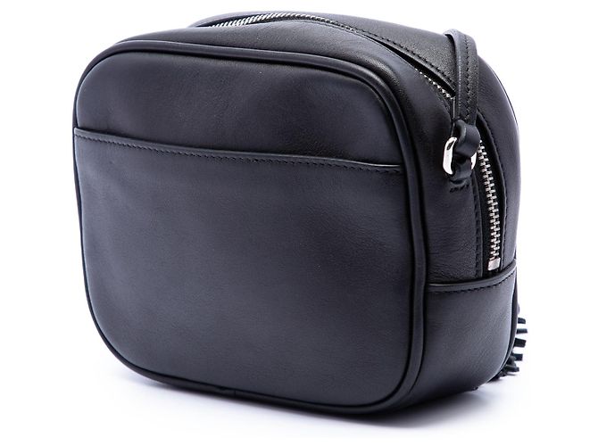 Borsa Blogger in pelle di vitello nera con monogramma Saint Laurent Nero - vista 2