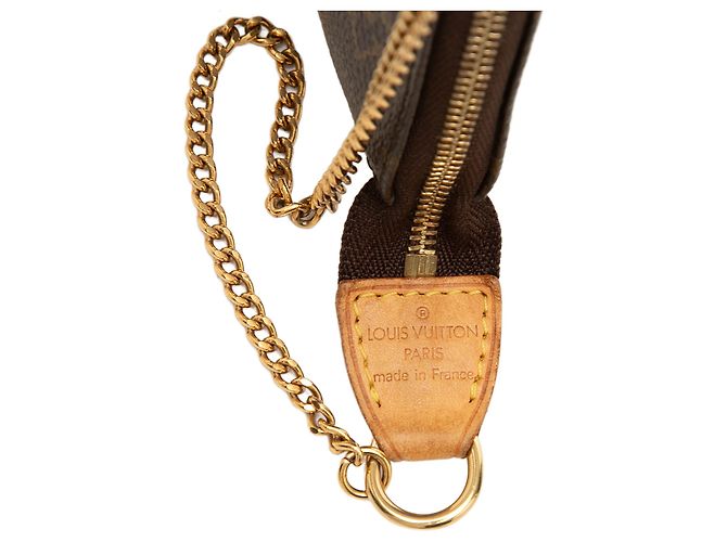 Louis Vuitton Marrone Monogram Mini Pochette Accessoires - vista 5