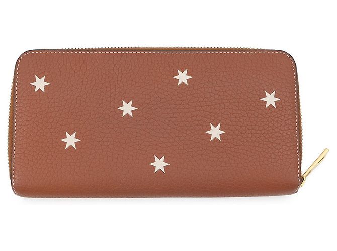 Cartera larga de cuero marrón Loewe Castaño - vista 3
