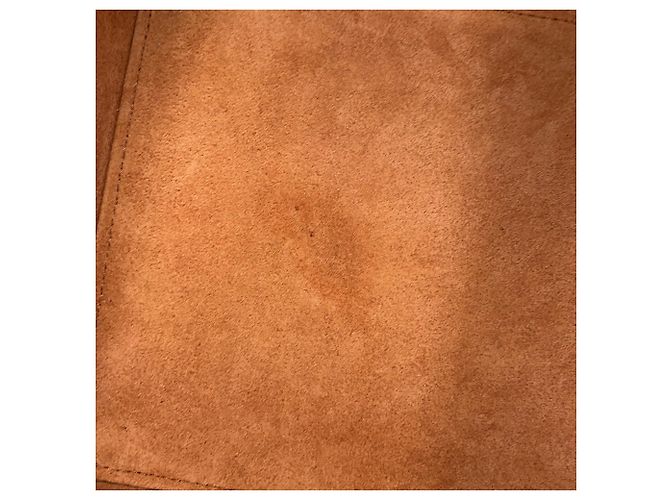 Céline Borsa a mano Celine Cuile Triomphe Cube in pelle Marrone - vista 11