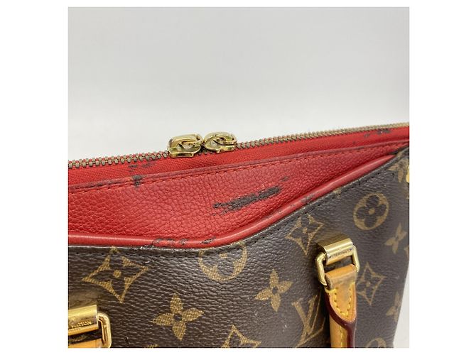 Borsa Louis Vuitton Monogram Pallas BB Marrone Fuschia - vista 6