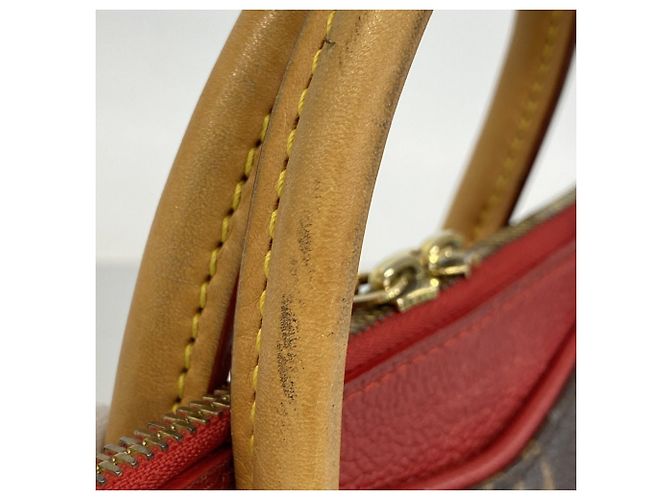 Borsa Louis Vuitton Monogram Pallas BB Marrone Fuschia - vista 8