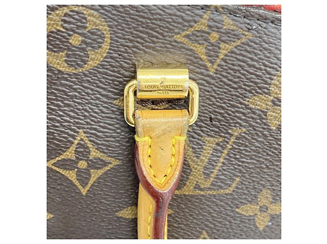 Borsa Louis Vuitton Monogram Pallas BB Marrone Fuschia - vista 9