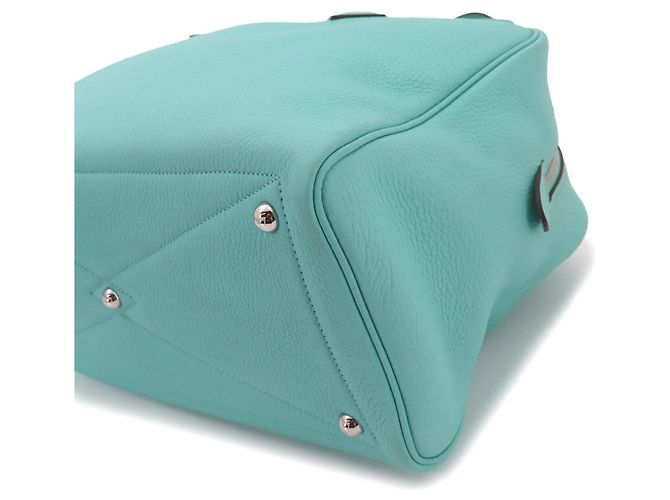 Hermès Borsa Hermes Victoria 2 35 Blu - vista 7