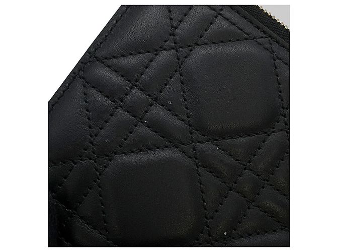 Borsa in pelle Christian Dior Macro Cannage Toujours Medium Nero - vista 16