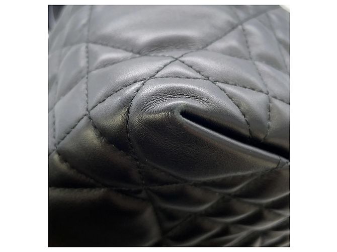 Borsa in pelle Christian Dior Macro Cannage Toujours Medium Nero - vista 8