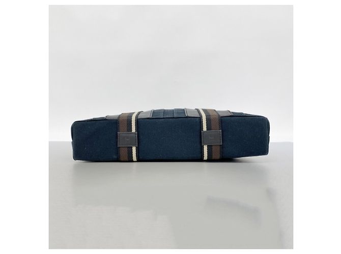 Hermès Hermes Troca Horizontal MM Canvas Tote Bag Schwarz - Ansicht 3