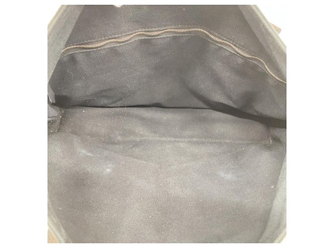 Hermès Hermes Troca Horizontal MM Canvas Tote Bag Schwarz - Ansicht 4
