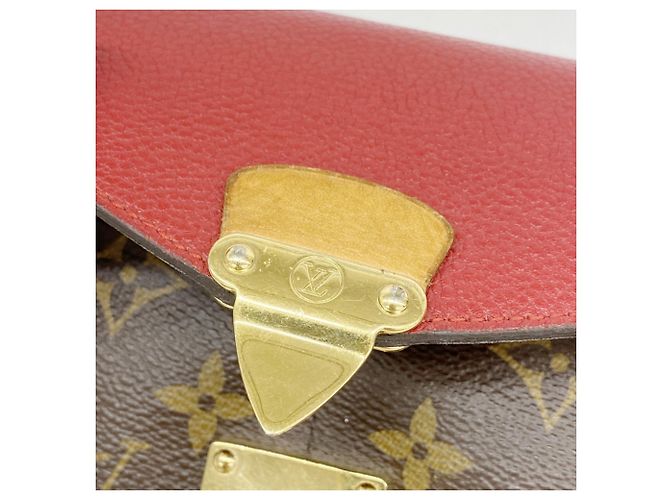 Louis Vuitton Monogram Portefeuille Pallas Long Wallet Marrone Fuschia - vista 8