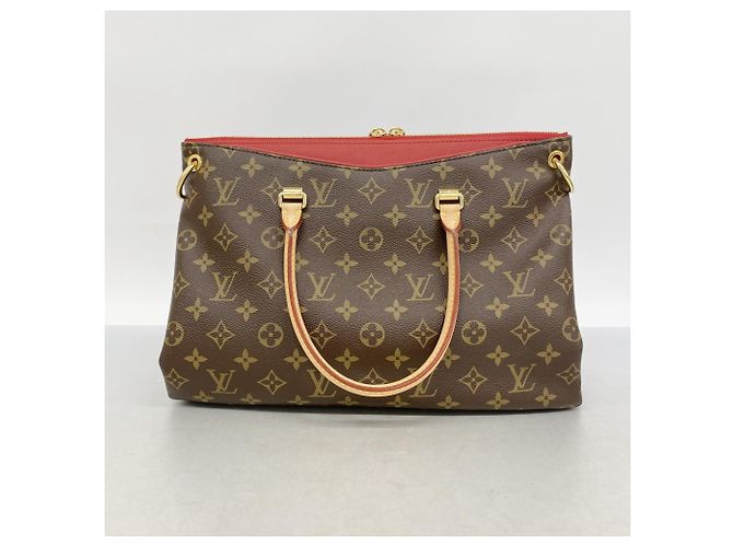 Borsa Louis Vuitton Monogram Pallas Marrone Fuschia - vista 10
