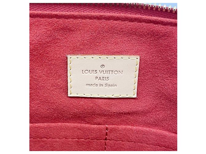 Borsa Louis Vuitton Monogram Pallas Marrone Fuschia - vista 5
