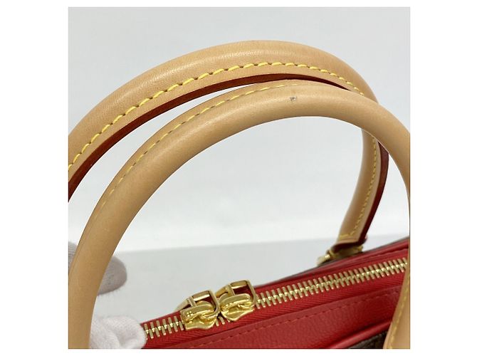 Borsa Louis Vuitton Monogram Pallas Marrone Fuschia - vista 8