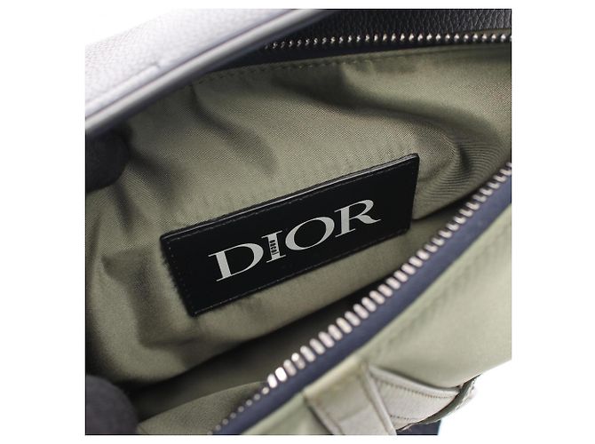 Christian Dior Dior x sacai Borsa Saddle Marrone Cachi - vista 4