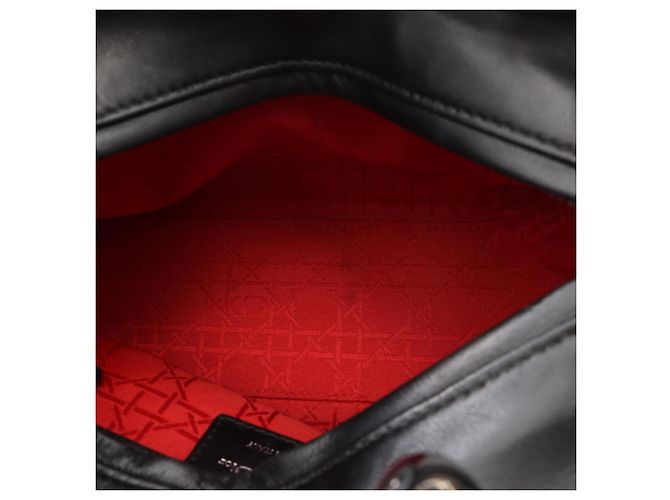 Borsa Christian Dior Lady Dior Medium Nero - vista 5