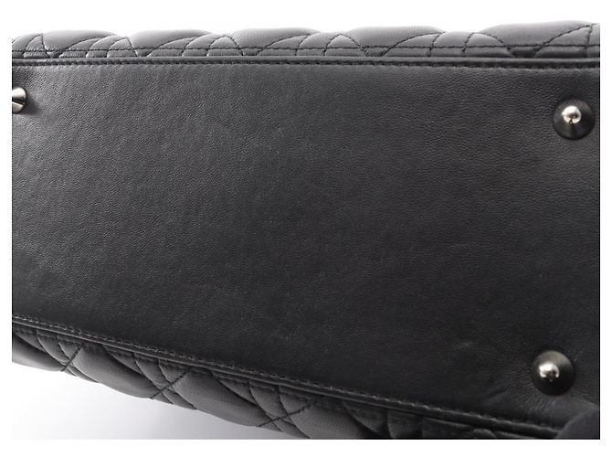 Borsa Christian Dior Lady Dior Medium Nero - vista 7