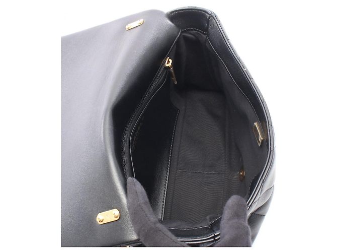 Borsa Large Flap Chanel Matelassé Nero - vista 3