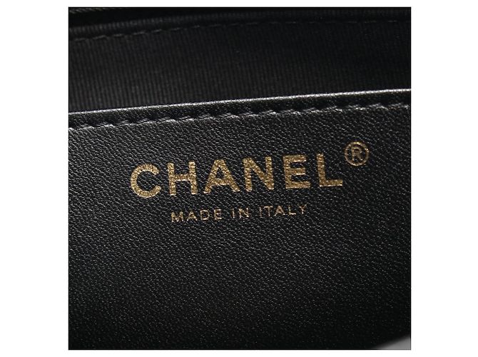 Borsa Large Flap Chanel Matelassé Nero - vista 4
