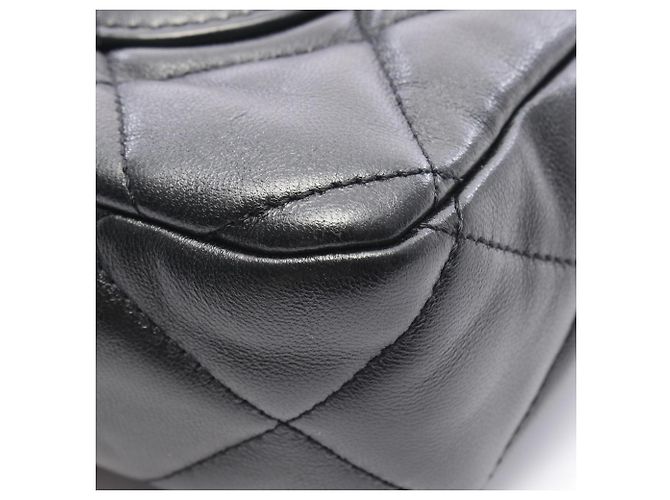 Borsa Large Flap Chanel Matelassé Nero - vista 8