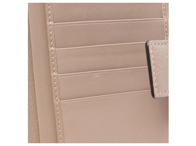 Fendi Peekaboo Selleria Bi-fold Long Wallet Beige - Ansicht 10