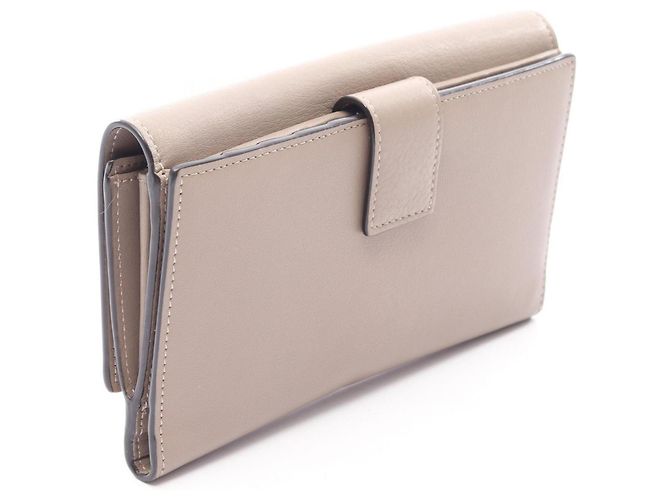 Fendi Peekaboo Selleria Bi-fold Long Wallet Beige - Ansicht 2
