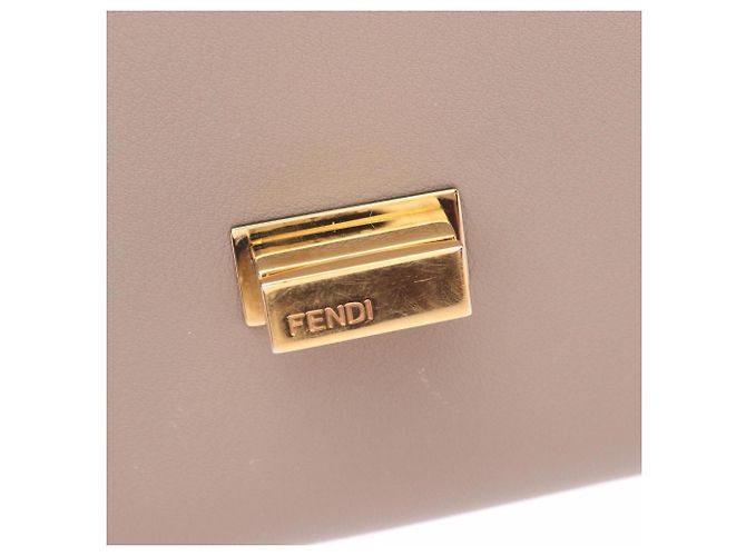 Fendi Peekaboo Selleria Bi-fold Long Wallet Beige - Ansicht 7