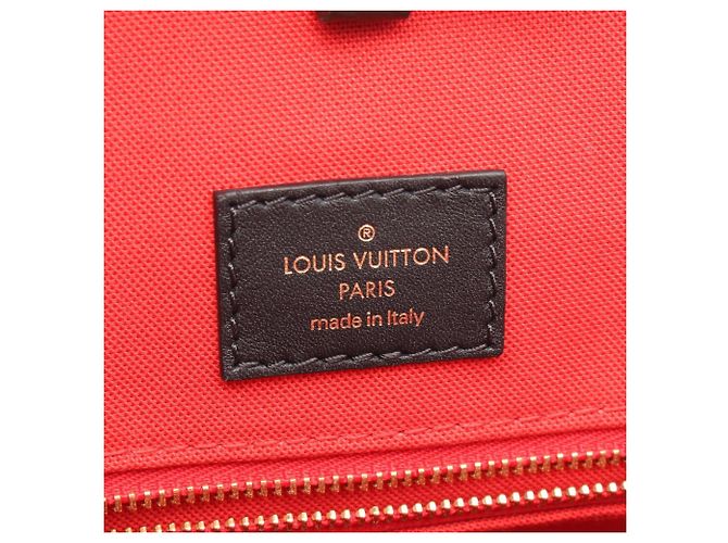 Borsa Tote Louis Vuitton OnTheGo GM Marrone Beige - vista 4