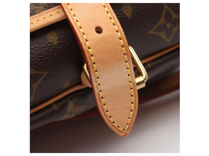 Borsa a Spalla Louis Vuitton Saumur 30 Marrone - vista 7