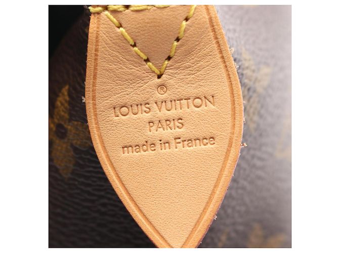 Borsa Tote Louis Vuitton Totally MM Marrone - vista 4