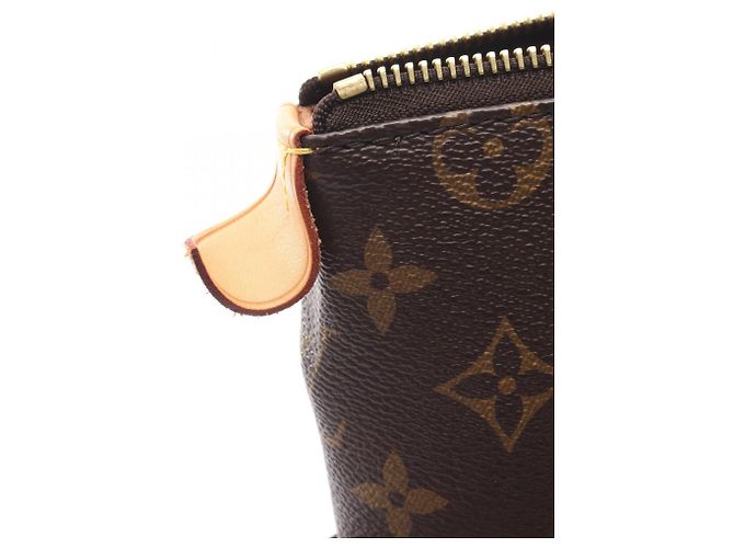 Borsa Tote Louis Vuitton Totally MM Marrone - vista 7