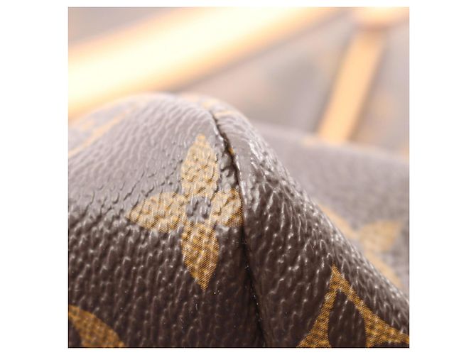 Borsa Tote Louis Vuitton Totally MM Marrone - vista 9