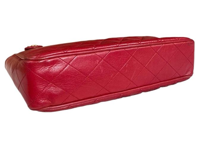 Borsa a Spalla Chanel Matelassé Rosso - vista 5