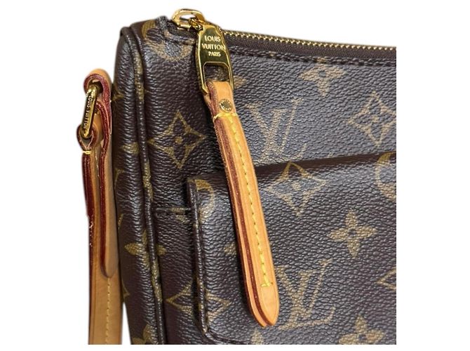 Borsa a Spalla Louis Vuitton Mabillon Monogram Marrone Multicolore Monogramma - vista 9