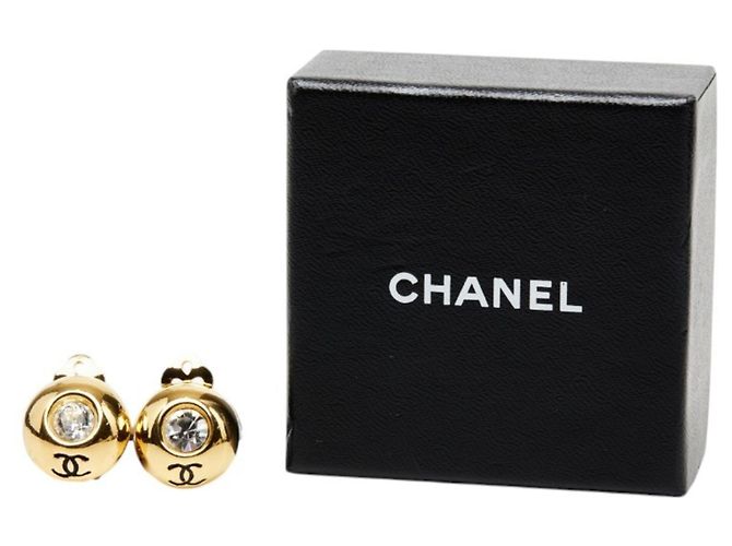 Orecchini a clip Chanel Coco Mark placcati oro D'oro - vista 6