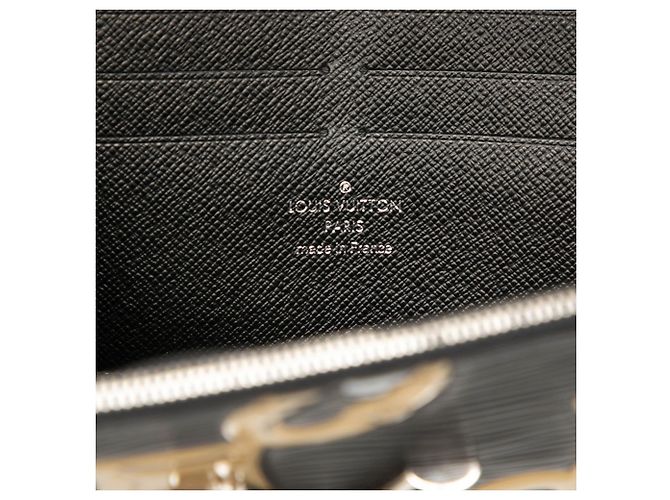 Borsa a tracolla Louis Vuitton Epi Portefeuille Twist Chain Nero Argento D'oro - vista 5