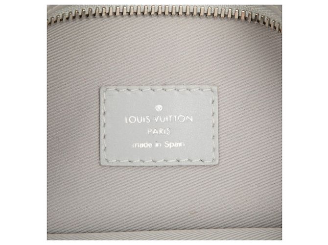 Borsa a tracolla con catena piatta Monogram Louis Vuitton Arancione Grigio - vista 7