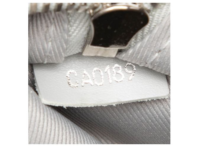 Borsa a tracolla con catena piatta Monogram Louis Vuitton Arancione Grigio - vista 8