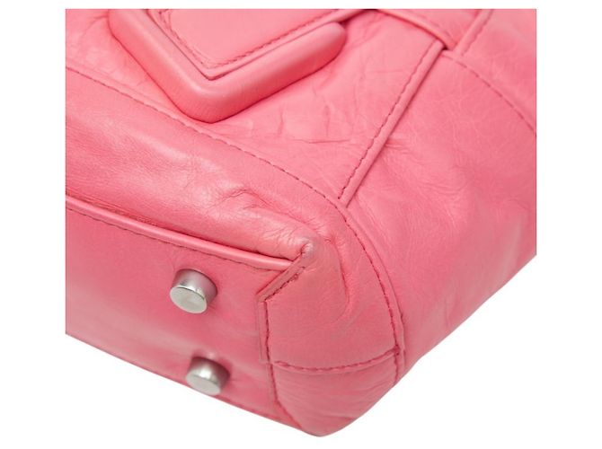 Borsa Bottega Veneta Maxi Intrecciato Arco Rosa - vista 4