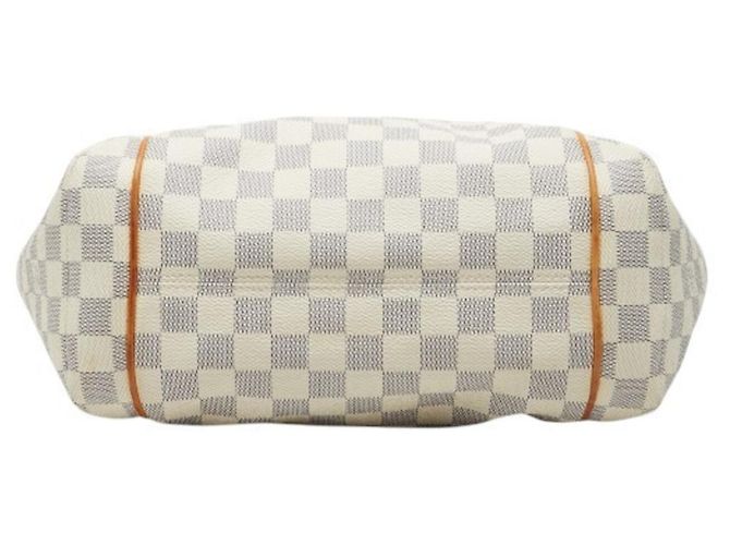 Borsa Tote Louis Vuitton Damier Azur Totally PM Bianco - vista 3